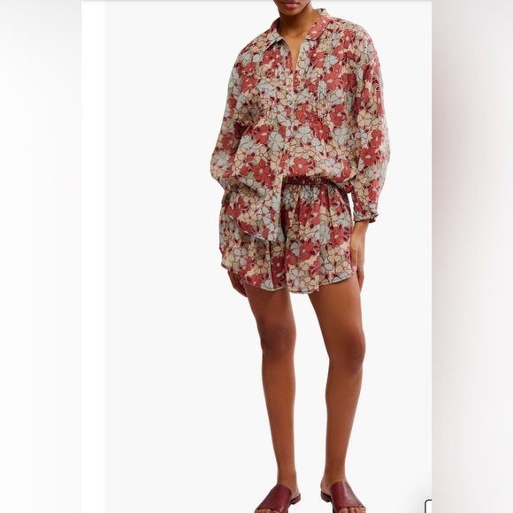 Free People Tops - Boho Free people Sienna Button-Up Shirt size M